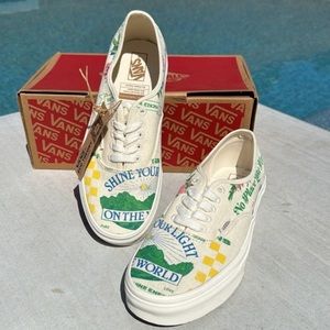 Vans Eco Theory We Are The World Sneakers Size 9